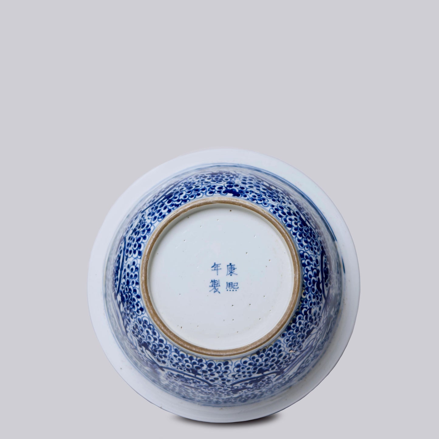 Blue and White Porcelain Phoenix Basin