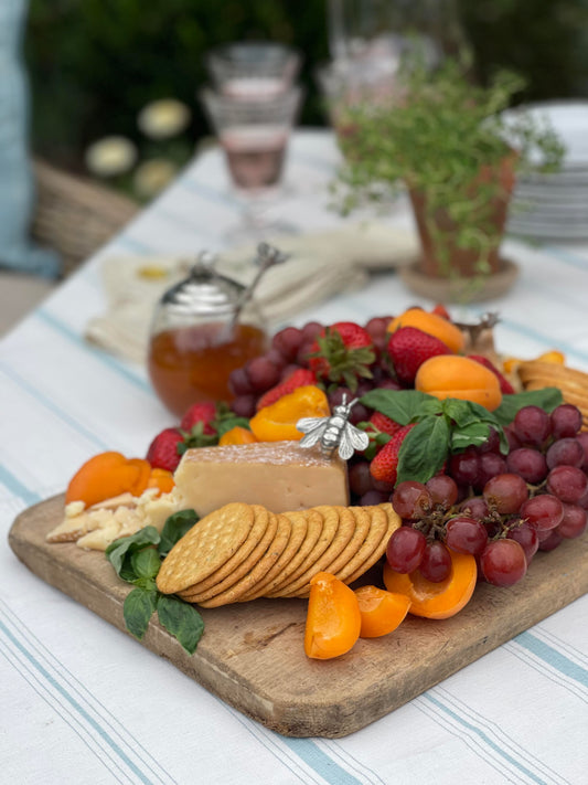 Pewter Honeybee Cheese Marker Set