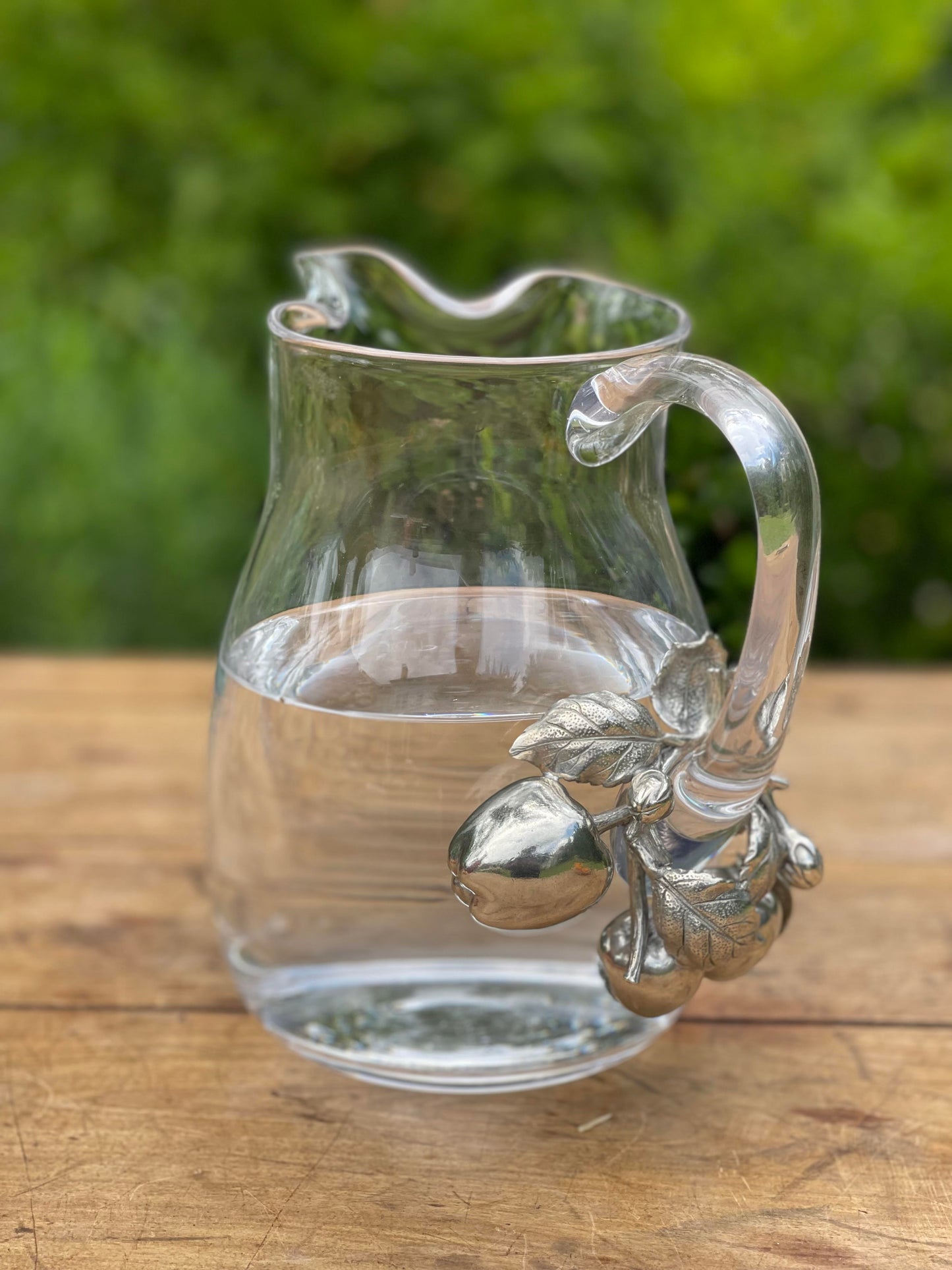 Apple Glass Pitcher