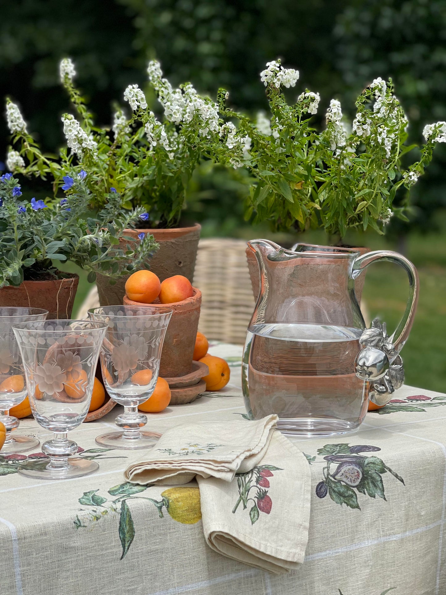 Apple Glass Pitcher