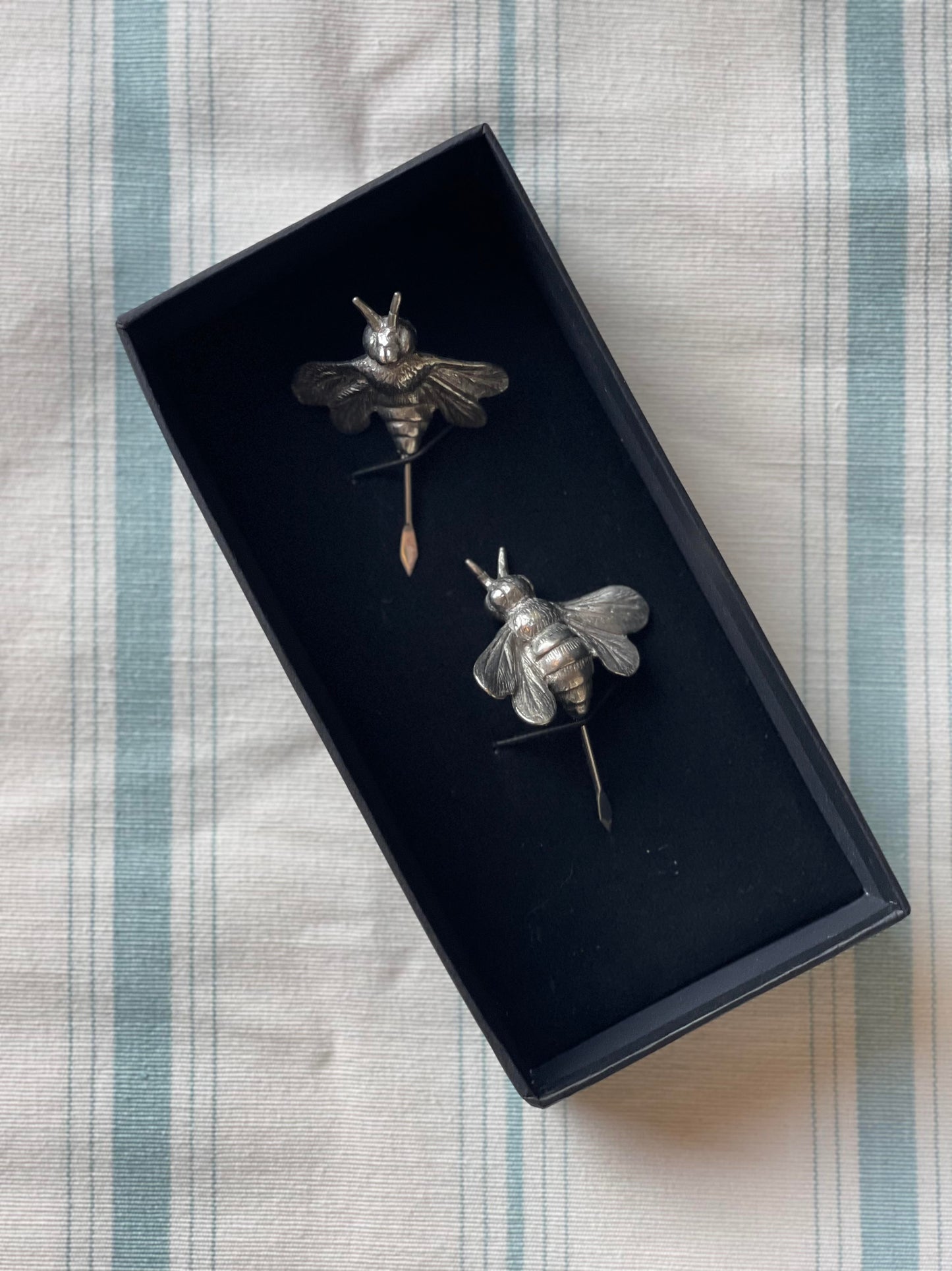 Pewter Honeybee Cheese Marker Set