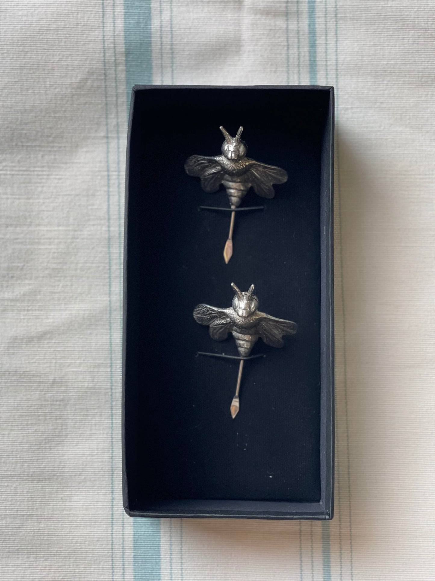 Pewter Honeybee Cheese Marker Set